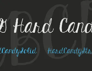 KG Hard Candy font