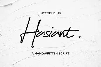 Hasiant Handwritten font