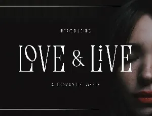 Love & Live Typeface font