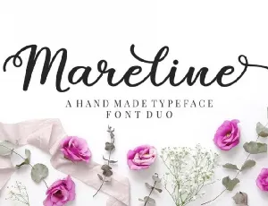 Mareline Script font