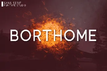 Borthome font