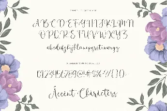 Dramatic Florals font