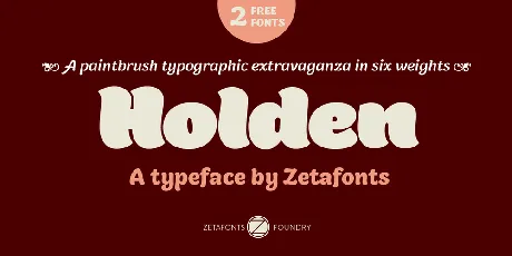 Holden Trial font