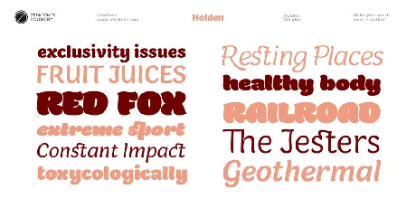 Holden Trial font