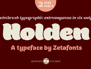 Holden Trial font