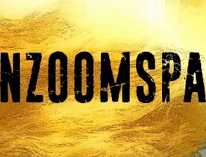 Sun zoom spark font
