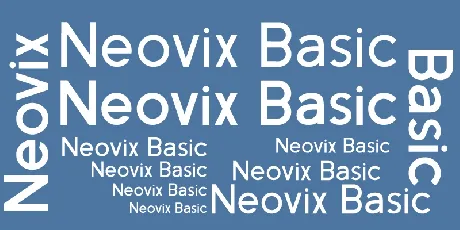 Neovix Basic font