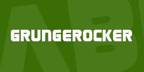 Grungerocker font