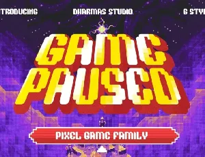 Game Paused font