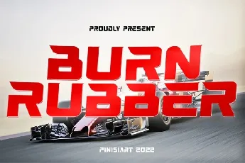 Burn Rubber font