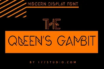 The Queen’s Gambit font