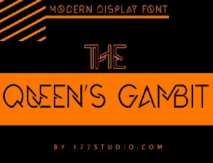 The Queen’s Gambit font