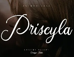 Priscyla font