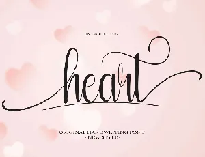 Heart font