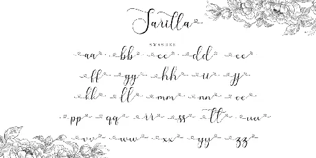 Sarilla Script font