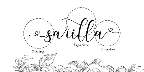 Sarilla Script font