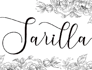 Sarilla Script font