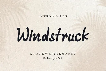 Windstruck font