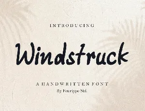 Windstruck font