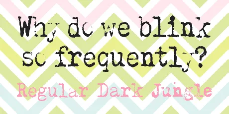 Why do we blink so frequently? font