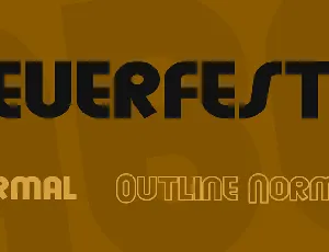 Feuerfeste font