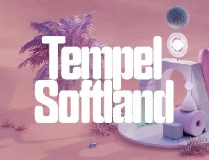 Tempel Softland font