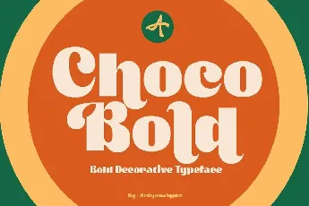 Choco Bold font