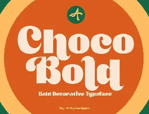 Choco Bold font