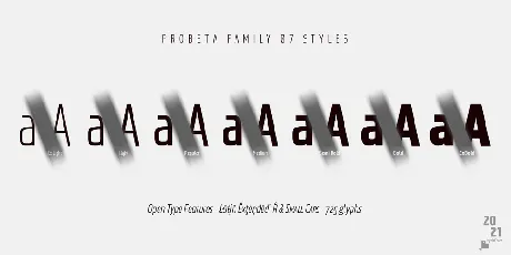 Probeta Sanss font