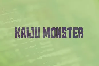 Kaiju Monster font