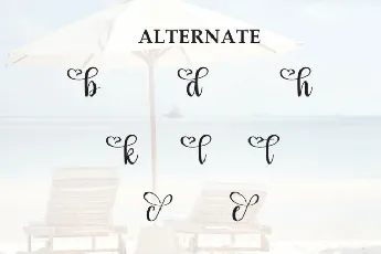 Alive Umbrela Script font