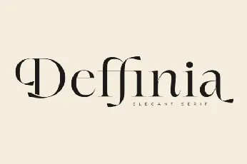 Deffinia Serif font