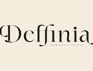 Deffinia Serif font