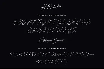 Hatshows Signature font