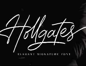 Hollgates font