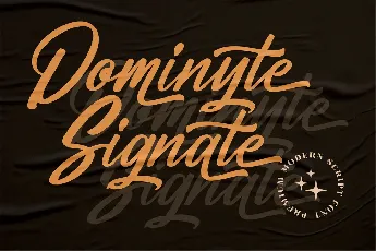 Dominyte Signate font