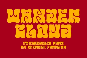 TF Wander Cloud DEMO font