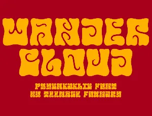 TF Wander Cloud DEMO font