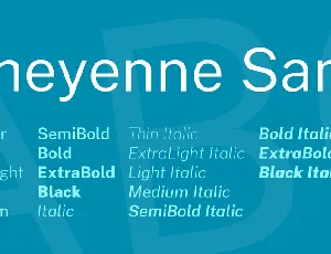 Cheyenne Sans font