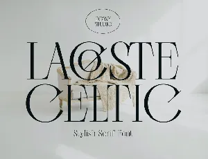 Lacoste Celtic font