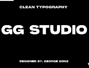 GG Studio font