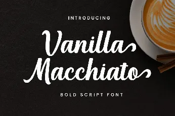 Vanilla Macchiato font