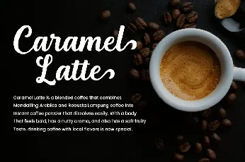 Vanilla Macchiato font