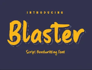 Blaster font