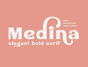 Medina Serif font