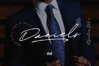 Daniels Signature font