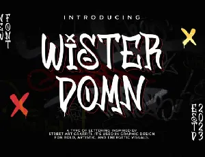 Wister Domn font