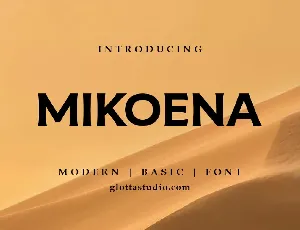 Mikoena font