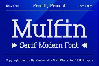 Mulfin font