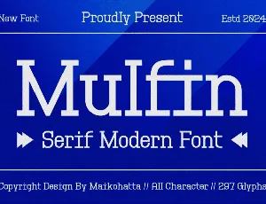 Mulfin font